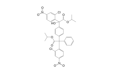 iso-Propyl 2-(2-chloro-4-nitrophenyl)-2-{4-[1-(2-chloro-4-nitrophenyl)-1-hydroxy-2-isopropyloxy-2-oxoethyl]phenyl}-2-phenylacetate