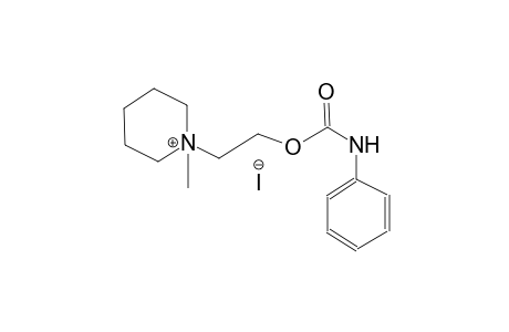carbamic acid, phenyl-, iodide, 2-(1-methyl-1-piperidiniumyl)ethylester