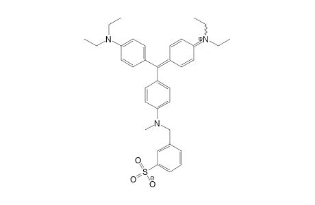 Ethanaminium, N-[4-[[4-(diethylamino)phenyl][4-[methyl[(3-sulfophenyl)methyl]amino]phenyl]methylene]-2,5-cyclohexadien-1-ylidene]-N-ethyl-, hydroxide, inner salt