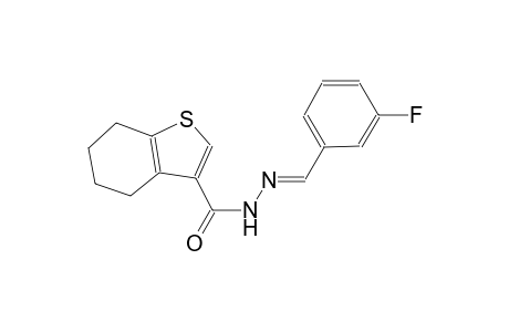 N'-[(E)-(3-fluorophenyl)methylidene]-4,5,6,7-tetrahydro-1-benzothiophene-3-carbohydrazide