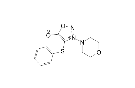 Sydnone, 3-(4-morpholinyl)-4-(phenylthio)-