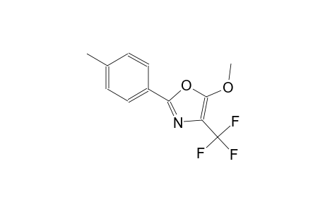 methyl 2-(4-methylphenyl)-4-(trifluoromethyl)-1,3-oxazol-5-yl ether