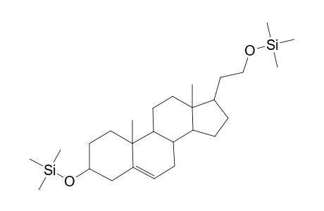 Silane, (pregn-5-en-3.beta.,21-ylenedioxy)bis[trimethyl-