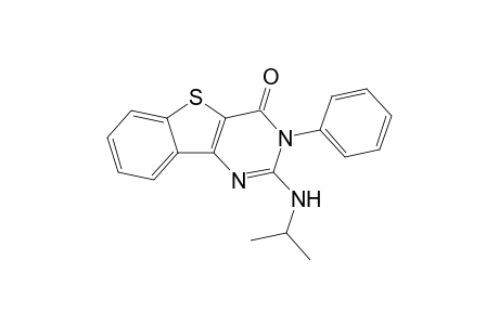 2-Isopropylamino-3-phenyl-3H-benzo[4,5]thieno[3,2-d]pyrimidin-4-one