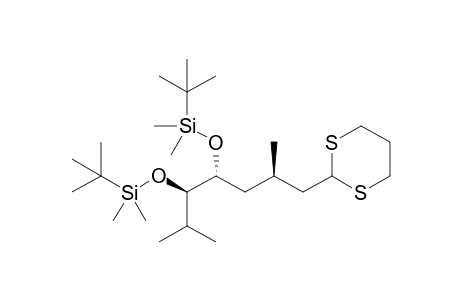 tert-Butyl-[(1R,2R,4R)-2-[tert-butyl(dimethyl)silyl]oxy-5-(1,3-dithian-2-yl)-1-isopropyl-4-methyl-pentoxy]-dimethyl-silane