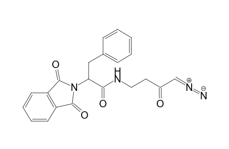 1,3-Dioxo-N-(1-((2-diazomethylcarbonylethyl)-carbamoyl)-2-phenylethyl)-isoindole