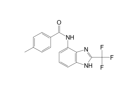 4-Methyl-N-[2-(trifluoromethyl)-1H-benzimidazol-4-yl]benzamide
