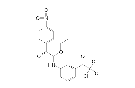 2-ETHOXY-4'-NITRO-2'',2'',2''-TRICHLORO-2,3'''-IMINODIACETOPHENONE