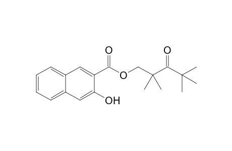 2,2,4,4-Tetramethyl-3-oxopentyl 7-hydroxynaphthalen-6-carboxylate