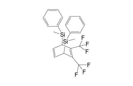 (E)-2,3-Bis(trifluoromethyl)-7,8-dimethyl-7,8-diphenyl-7,8-disilabicyclo[2.2.2]octa-2,5-diene isomer