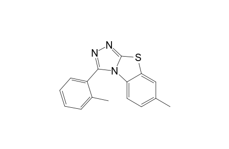6-methyl-1-(2-methylphenyl)-[1,2,4]triazolo[3,4-b][1,3]benzothiazole