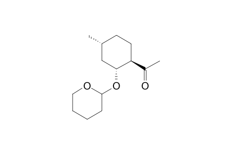 1-((1R,2R,4R)-4-methyl-2-((tetrahydro-2H-pyran-2-yl)oxy)cyclohexyl)ethan-1-one
