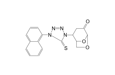 (1S,5R)-2-(4-(naphthalen-1-yl)-5-thioxo-4,5-dihydro-1H-tetrazol-1-yl)-6,8-dioxabicyclo[3.2.1]octan-4-one