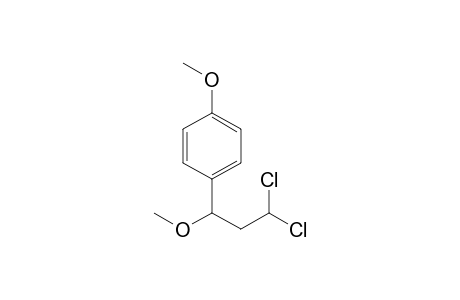 1-(4-Methoxyphenyl)-1-methoxy-3,3-dichloropropane