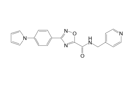 1,2,4-Oxadiazole-5-carboxamide, N-(4-pyridinylmethyl)-3-[4-(1H-pyrrol-1-yl)phenyl]-