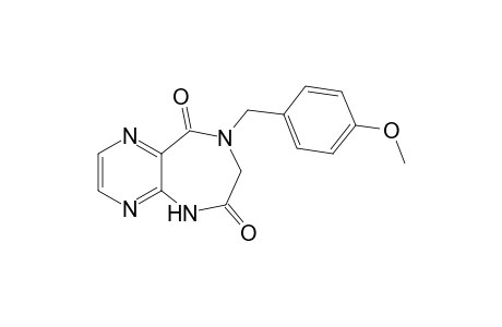 3,4-Dihydro-4-(4-methoxyphenylmethyl)pyrazino[2,3-e][1,4]diazepin-2,5(1H)-dione