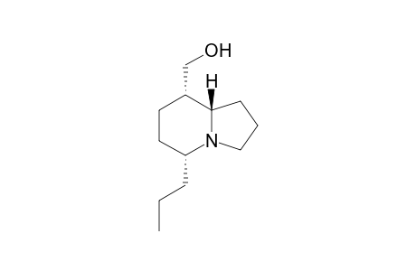 (5R(*),8S(*),8aS(*))-8-(Hydroxymethyl-5-propyloctahydro-indolizine