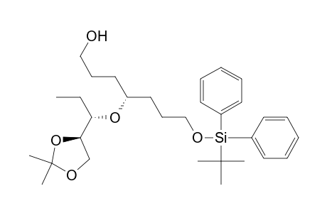 4(R)-7-((tert-Butyldiphenylsilyl)oxy)-4-[1(S)-1-(4(R)-2,2-dimethyl[1,3]dioxolan-4-yl)propoxy]heptan-1-ol