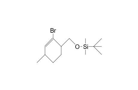 ([2-Bromo-4-methyl-2-cyclohexen-1-yl]-methoxy)-tert-butyl-dimethyl-silane
