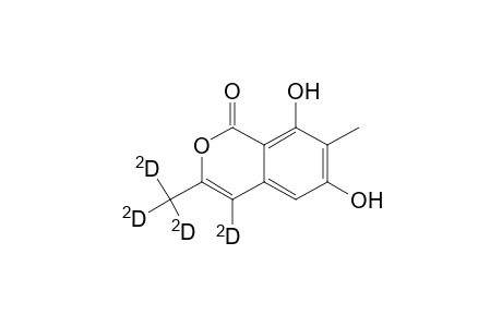 1H-2-Benzopyran-1-one-4-d, 6,8-dihydroxy-7-methyl-3-(methyl-D3)-