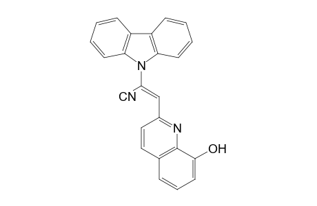 (E)-2-(9''-Carbazolyl)-3-(8'-hydroxy-2'-quinolinyl)acrylonitrile