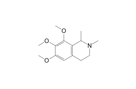 1,2,3,4-Tetrahydroisoquinoline, 6,7,8-trimethoxy-1,2-dimethyl-