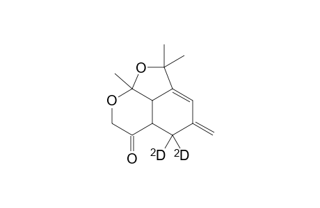 1,3,3-Trimethyl-6-methylene-7,7-dideuterio-2,11-dioxatricyclo[6.3.1.0(4,12)]dodec-4-en-9-one