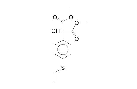 Malonic acid, 2-hydroxy-2-(4-ethylthiophenyl)-, dimethyl ester