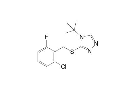 4-tert-butyl-3-[(2-chloro-6-fluorobenzyl)thio]-4H-1,2,4-triazole