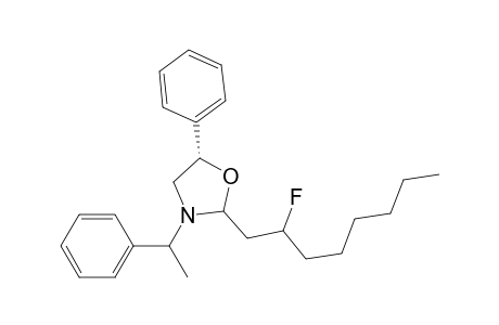 5(S)-Phenyl-3(S)-(1-phenylethyl)-2-fluorooctyl-1,3-oxazolidine