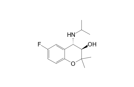 trans-3,4-Dihydro-6-Fluoro-2,2-dimethyl-4-isopropylamino-2H-1-benzopyran-3-ol