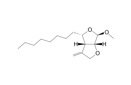 (3aR,4S,6R,6aR)-6-methoxy-3-methylene-4-octyl-3a,4,6,6a-tetrahydrofuro[3,4-b]furan