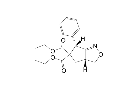 cis-5,5-Diethoxycarbonyl-3a,4-dihydro-6-phenyl-3H,6Hcyclopenta[3.4-c]isoxazole
