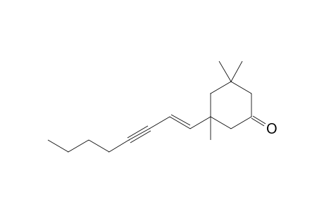 3,5,5-Trimethyl-3-(oct-1-en-3-yn-1-yl)cyclohexanone