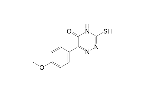 3-mercapto-6-(p-methoxyphenyl)-as-triazin-5(4H)-one