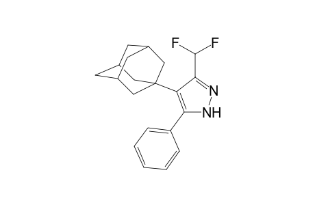 4-(1-Adamantyl)-3-difluoromethyl-5-phenyl-1H-pyrazole