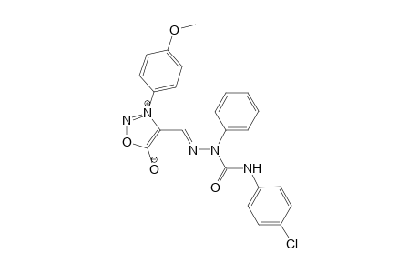 3-(4-Methoxyphenyl)sydnon-4-ylaldehyde 4-(3-chlorophenyl)-2-phenylsemicarbazone