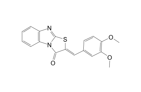 (2Z)-2-(3,4-Dimethoxybenzylidene)[1,3]thiazolo[3,2-a]benzimidazol-3(2H)-one