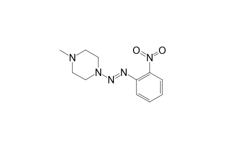 1-METHYL-4-[E-2-(2-NITROPHENYL)-1-DIAZENYL]-PIPERAZINE