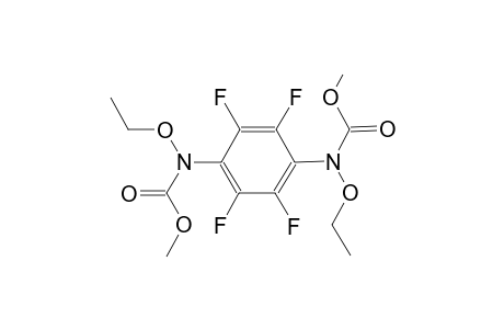 methyl ethoxy{4-[ethoxy(methoxycarbonyl)amino]-2,3,5,6-tetrafluorophenyl}carbamate