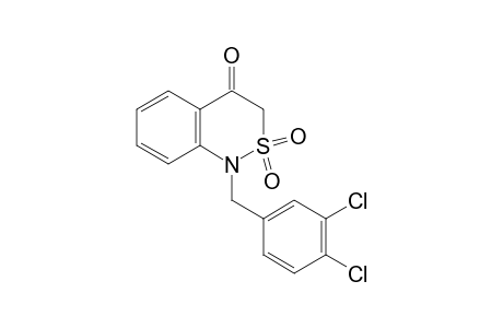 1-(3,4-dichlorobenzyl)-1H-2,1-benzothiazin-4(3H)-one, 2,2-dioxide