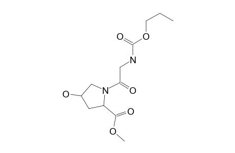 gly-4-hyp, N-(N-Propyloxycarbonyl)-, methyl ester