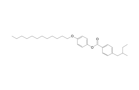 Benzoic acid, 4-(2-methylbutyl)-, 4-(dodecyloxy)phenyl ester