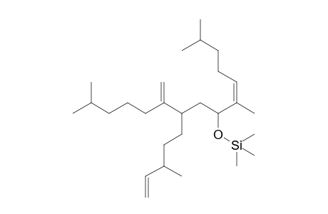 9-trimethylsilyloxy-2,6,10,14-tetramethyl-7-(3-methylpent-4-enyl)-pentadeca-6(17),10(Z)-diene