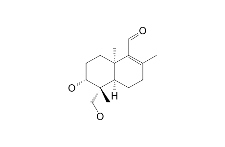 (4AS,5R,6R,8AR)-6-HYDROXY-5-(HYDROXYMETHYL)-2,5,8A-TRIMETHYL-3,4,4A,5,6,7,8,8A-OCTAHYDRO-NAPHTHALENE-1-CARBALDEHYDE