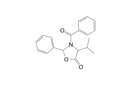 3-Benzoyl-4-isopropyl-2-phenyl-oxazolidin-5-one