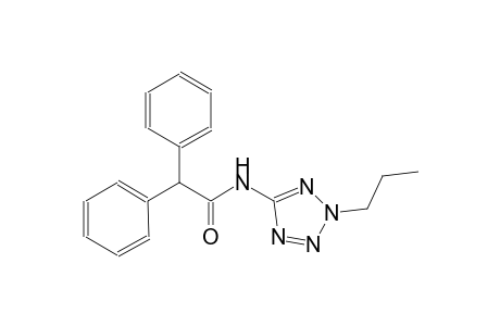 2,2-diphenyl-N-(2-propyl-2H-tetraazol-5-yl)acetamide