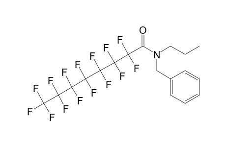 Pentadecafluorooctanoylamide, N-benzyl-N-propyl-