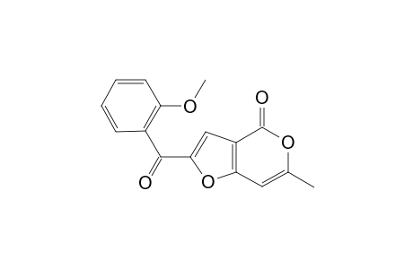 2-(2'-Methoxybenzoyl)-4H-furo[3,2-c]-6-methylpyran-4-one
