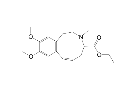 (Z)-9,10-Dimethoxy-3-methyl-2,3,4,5-tetrahydro-1H-benzo[d]azonine-4-carboxylic acid ethyl ester